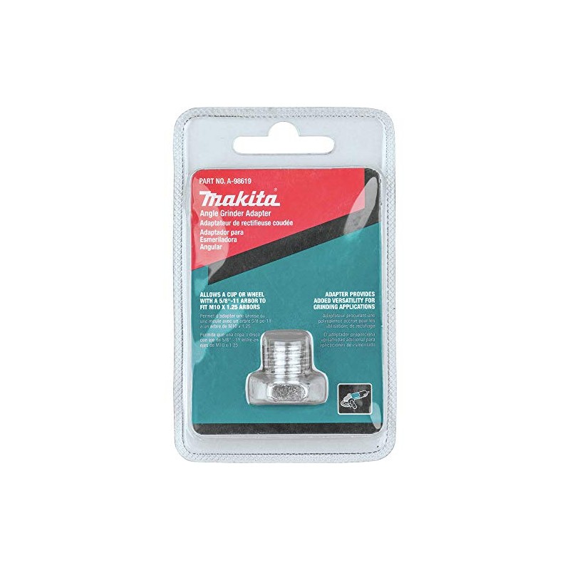 Makita A-98619 Angle Grinder Adapter, 5/8"-11 To M10 x 1.25