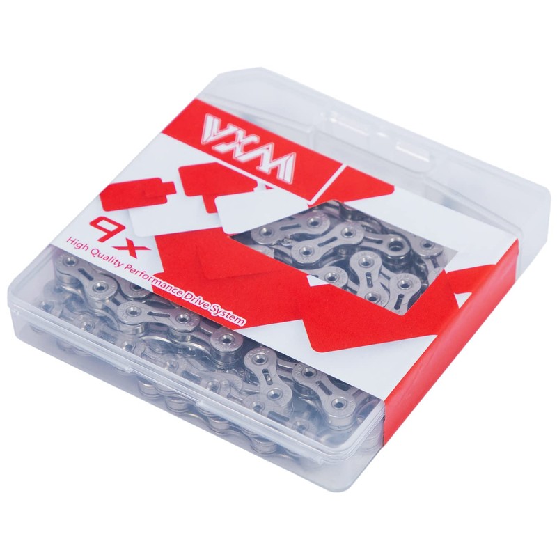 YBEKI Bicycle Chain 9-Speed Bicycle Chain 1/2 x 11/128 Inch