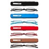 MMOWW Small Reading Glasses Men Women 4 Pairs Slim Pocket