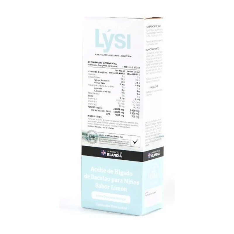 Aceite De Hígado De Bacalao Para Niño, Lysi Omega 3