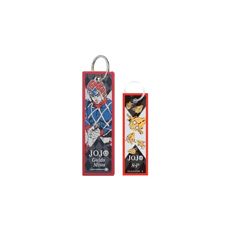 JoJo's Bizarre Adventure Flight Tag Guido Mista B01C3081, red