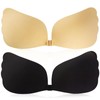 Invisible Bra (Black, B)