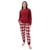 DAVID ARCHY Christmas Pajamas for Women Set 2 Piece Soft