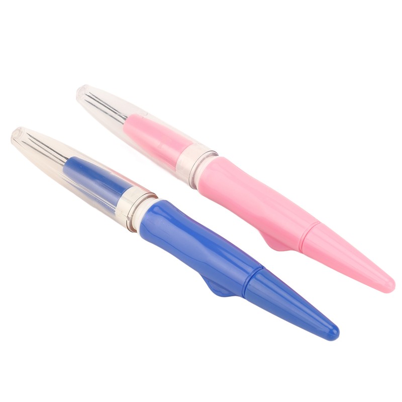 Felting Needles 3 Fine Needles Ergonomic Handle Plastic Metal DIY