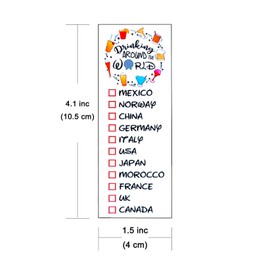 Drink Around The World Epcot Tattoo, Drinking Around The World Epcot Tattoo, Epcot Tattoo Drink Around The World, Pack of 8 Tattoo, Match with Your Drinking Around The World Epcot Shirt