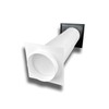 Exhaust Air Wall Box Standard Wall Duct Backflow Flap Diameter