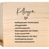 Kollegin Geschenk - Synonyme Kollegin Holzbild + Reagenzglas zum Hinstellen