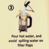 Caffi Paper Coffee Filters for 3 Cup French Press -