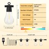 BYIZO LED Outdoor String Lights with 20 Shatterproof Edison Bulbs,
