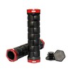 UFOR Weave Lock-On Rubber Bike Grips, with Aluminum Hexagonal Locking