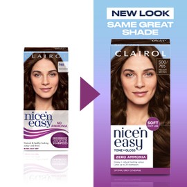 Clairol Nice'n Easy Tone+Gloss Semi Permanent Hair Dye - 500/765 Medium Brown