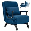 Convertible Sofa Bed Sleeper Chair,Single Person Chaise Lounge Couch with