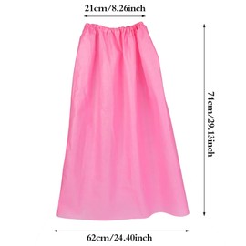 Ujuuu 10 Pcs Disposable Robes for Spa Wrap Robe Disposable Spa Wrap Non-Woven Body Wrap with Adjustable Closure Spa Wraps for Women Robes Beauty Sweat Steaming(Pink)