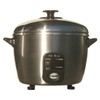 3 Cups Stainless Steel Cooker and Steamer with Stainless Steel