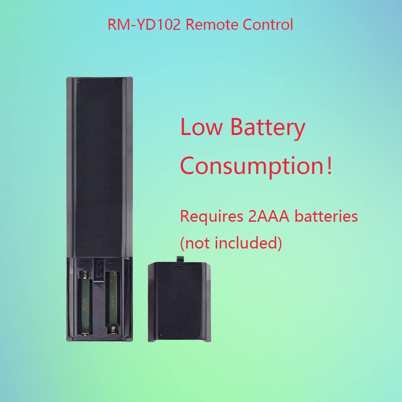 GHUST RM-YD102 Remote Control Replacement for Sony Smart TV KDL-60W850B