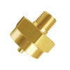 Hooshing 1LB Propane Gas Bottle Refill Adapter 1/4" Male NPT