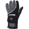 Cressi Guantes Tropicales, Negro/Gris, L