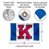 Kansas KU Jayhawks Big K Flag with Pole and Bracket