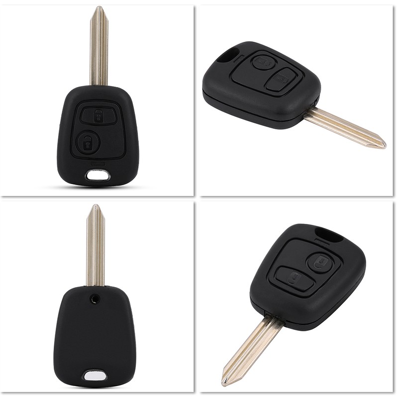 2 Buttons Car Remote Key Fob 433MHz ID46 for Citroen