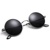 Pro Acme Retro Small Round Polarised Sunglasses for Men Women,