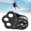 30KN Hitch Climber Pulley Rescue Equipment Dual Bearing for Rigging