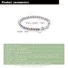 Dankadi New Women 925 Sterling Silver Bracelet Minimalist 4-6MM Round