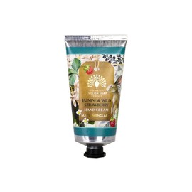 The English Soap Company Anniversary Hand Cream, Luxury Jasmine Hand Cream, Moisturising Hand Cream for Men and Women, Jasmine & Wild Strawberry Scent 75ml