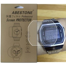 [Set of 3] ABL-100 ABL-100WE-1AJF Compatible Watch LCD TPU Protective Film with High Transmittance, Anti-Scratch, Anti-Bubbles, Easy Installation for GBX-100