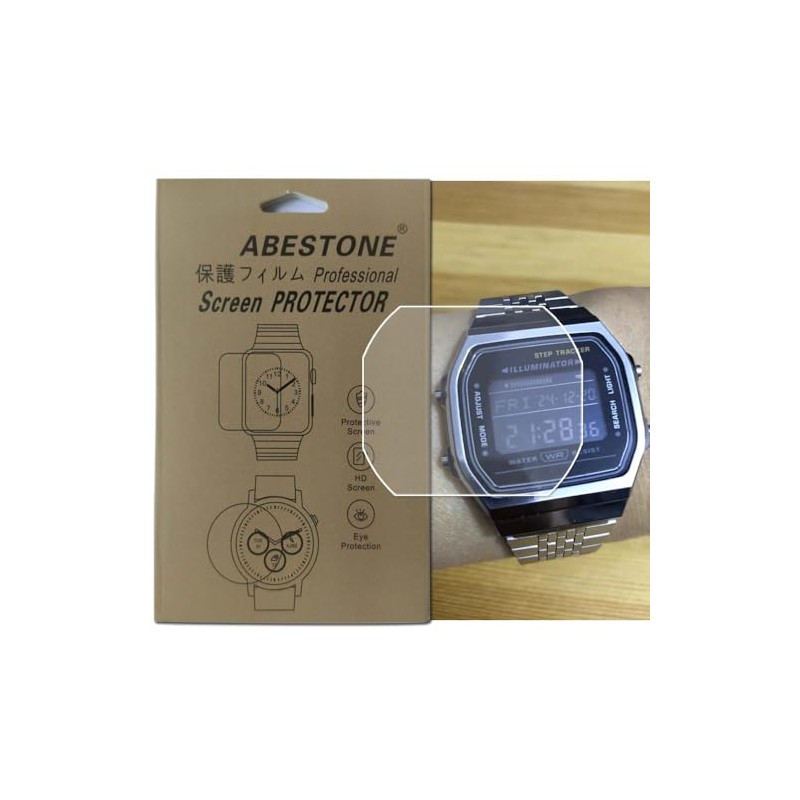 [Set of 3] ABL-100 ABL-100WE-1AJF Compatible Watch LCD TPU Protective