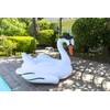 Poolmaster Jumbo Swimming Pool Float Rider, Swan, White Extra Large