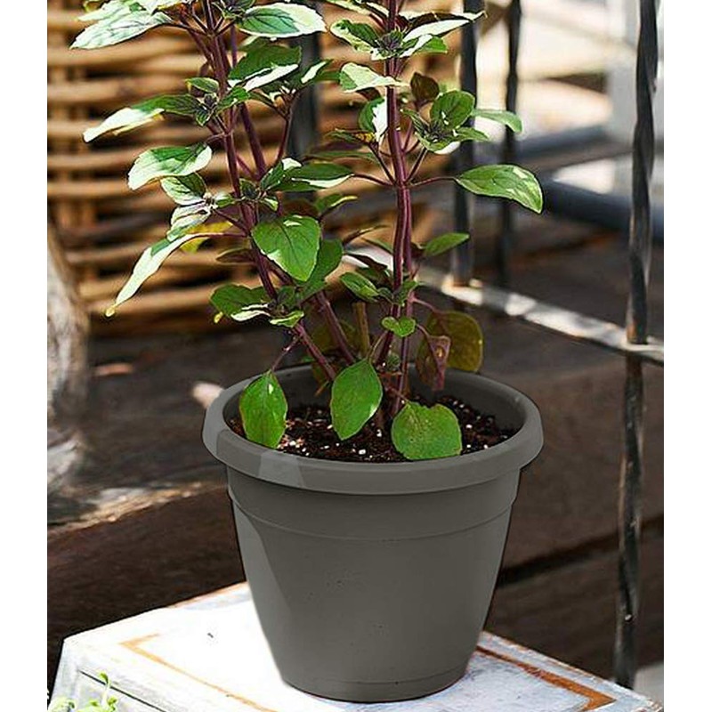 Emsa Flower Pot, Column Shape, 30cm, Granite Grey, City, 517603