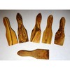 6 stylish Raclettespachtel Raclette Scraper Made of Olive Wood