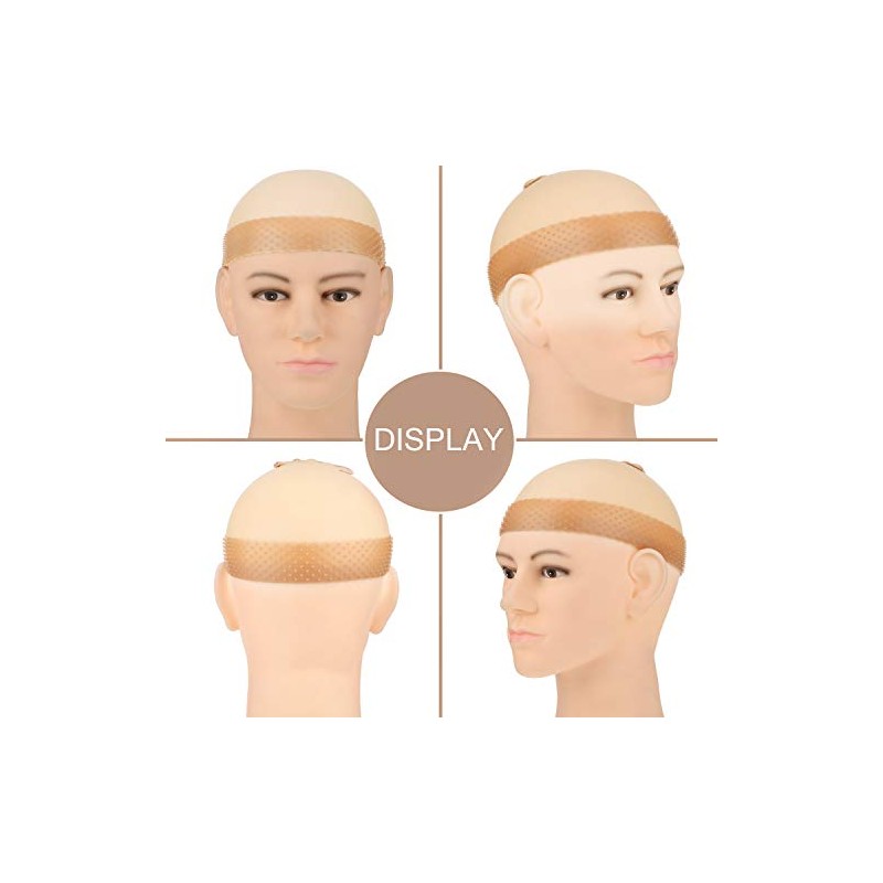 4 piezas de silicona para peluca de silicona transparente, a