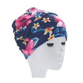 Women's Flower Pattern Swimming Cap Swimming Cap Swimming Cap Swimming Cap Swimming Cap for Long Hair