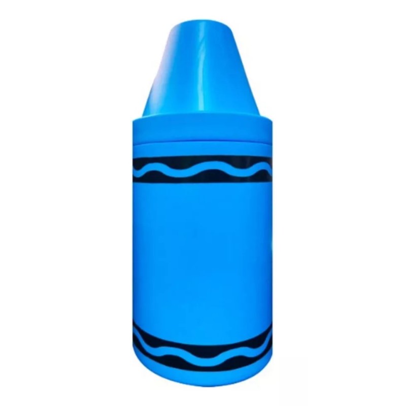 KFMX 12 Vaso Mini Forma De Lapizcrayola Dulcero Crayonchelita