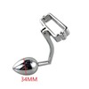 3 Sizes Men's Metal Stainless Steel Weight Training Rings with