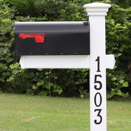 Betorcy 3 Inch Address Number, House Numbers for Outside, Cast Iron Metal Letter Garden Door Mailbox Decor with Screws, Black Letter A
