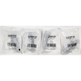 Lasco 3/4 in. Dia. x 1/2 in. Insert To Insert Schedule 40 PVC Coupling Lot of 4