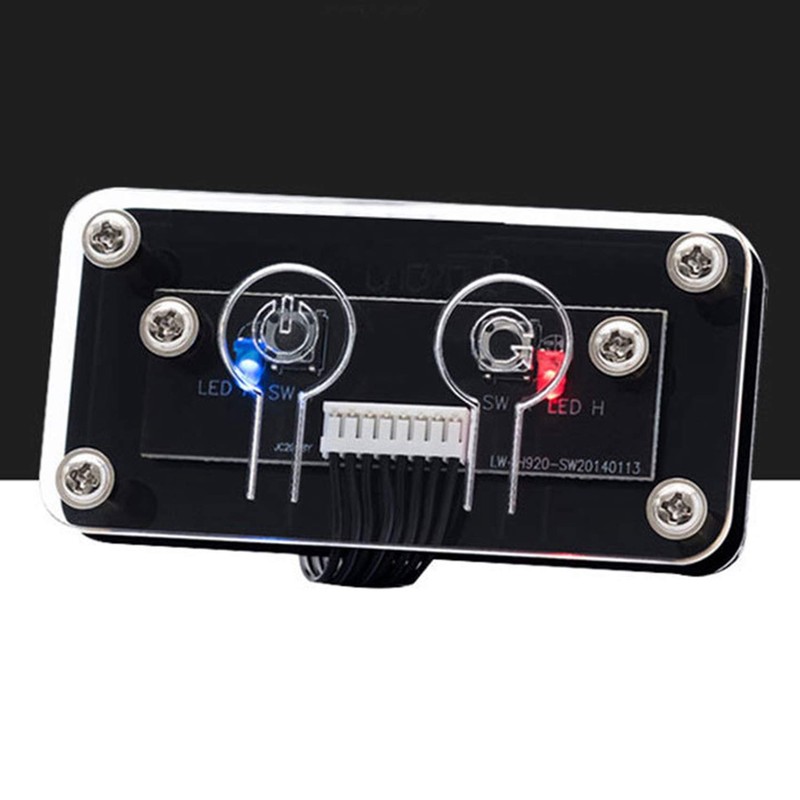 Wobekuy Desktop Computer Switch - External Power Switch with Restart