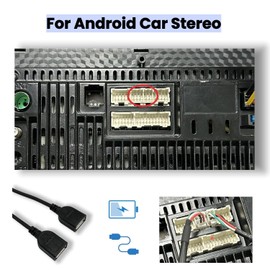 Epronic 4 Pin & 6 Pin Cable Adapter for Android Car Radio Adapter for Charging Mobile Phones Cable for Car