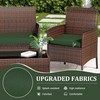 Pakunoda 3 Pack Outdoor Replacement Cushions, Fit for 4-Seater Wicker