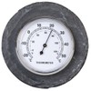Esschert Design USA LS226 Round Slate Thermometer