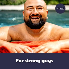 Adamo XXL Beach Towel - Large Bath Towel in Oversizes 155 x 220 cm or 100 x 220 cm, Size:100, Colour:Red