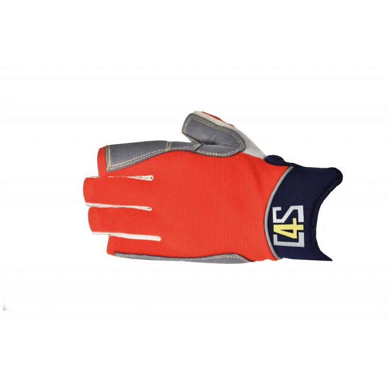 crazy4sailing Unisex Racing Sailing Gloves, 5 Finger-Free, Colour: Navy Blue,
