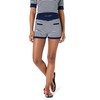 The Drop Women’s Navy/Ivory Stripes Mini Sweater Short, S
