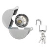 Funnytek Door Handle Lock Cover with Padlock and Keys Door