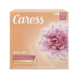 Caress Beauty Bar, Daily Silk 4 oz, 10 Bar