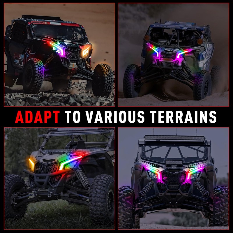 Beatto X3 Turn Signal Fang Light With White and Amber
