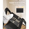 GameGem 2 Step Ladder, Folding Step Stool with Wider Pedal,