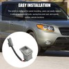 LIDSCURA 93555-2B000J4 Gray Fuel Gas Door Release Switch, Replacement for